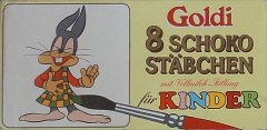 Goldi 8 Schoko Stabchen fur Kinder zajac